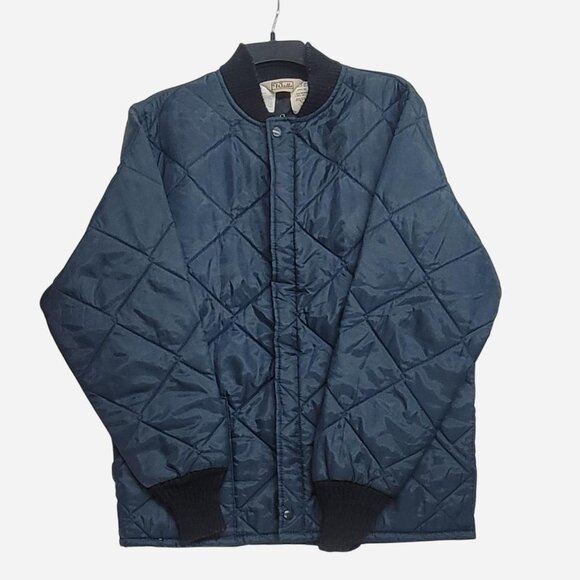 Walls Other - Vintage Walls Quilted men’s navy blue puffer jacket size large tall. Flawed